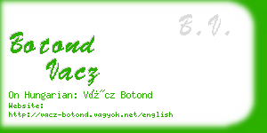 botond vacz business card